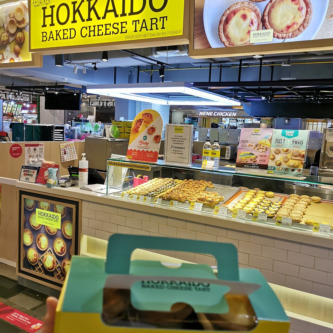 Hokkaido Baked Cheese Tart Village Mall Opening Promotion